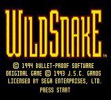 WildSnake (Unreleased) Title Screen